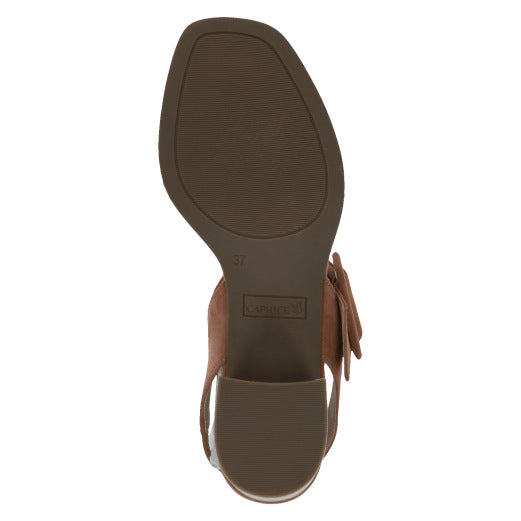 Caprice 28211-20 365 Ladies Hazel Brown Suede Buckle Sandals-elevate your sole