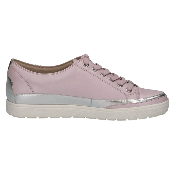 Caprice 9-23654-42 584 Ladies Light Purple Leather Lace Up Shoes-elevate your sole