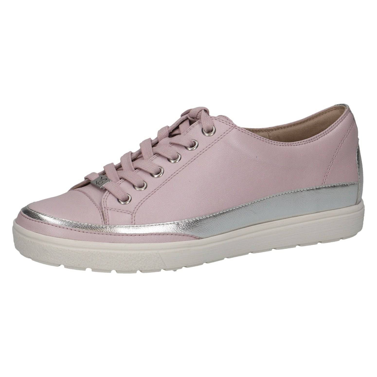 Caprice 9-23654-42 584 Ladies Light Purple Leather Lace Up Shoes-elevate your sole