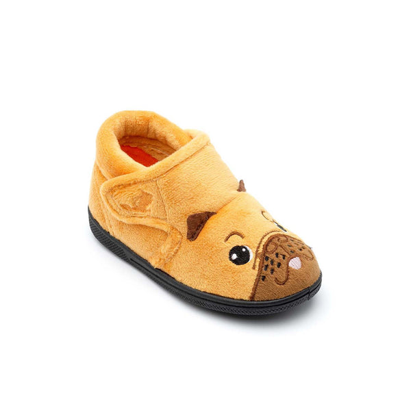 Chipmunk Pax Childrens Pug Slippers - elevate your sole