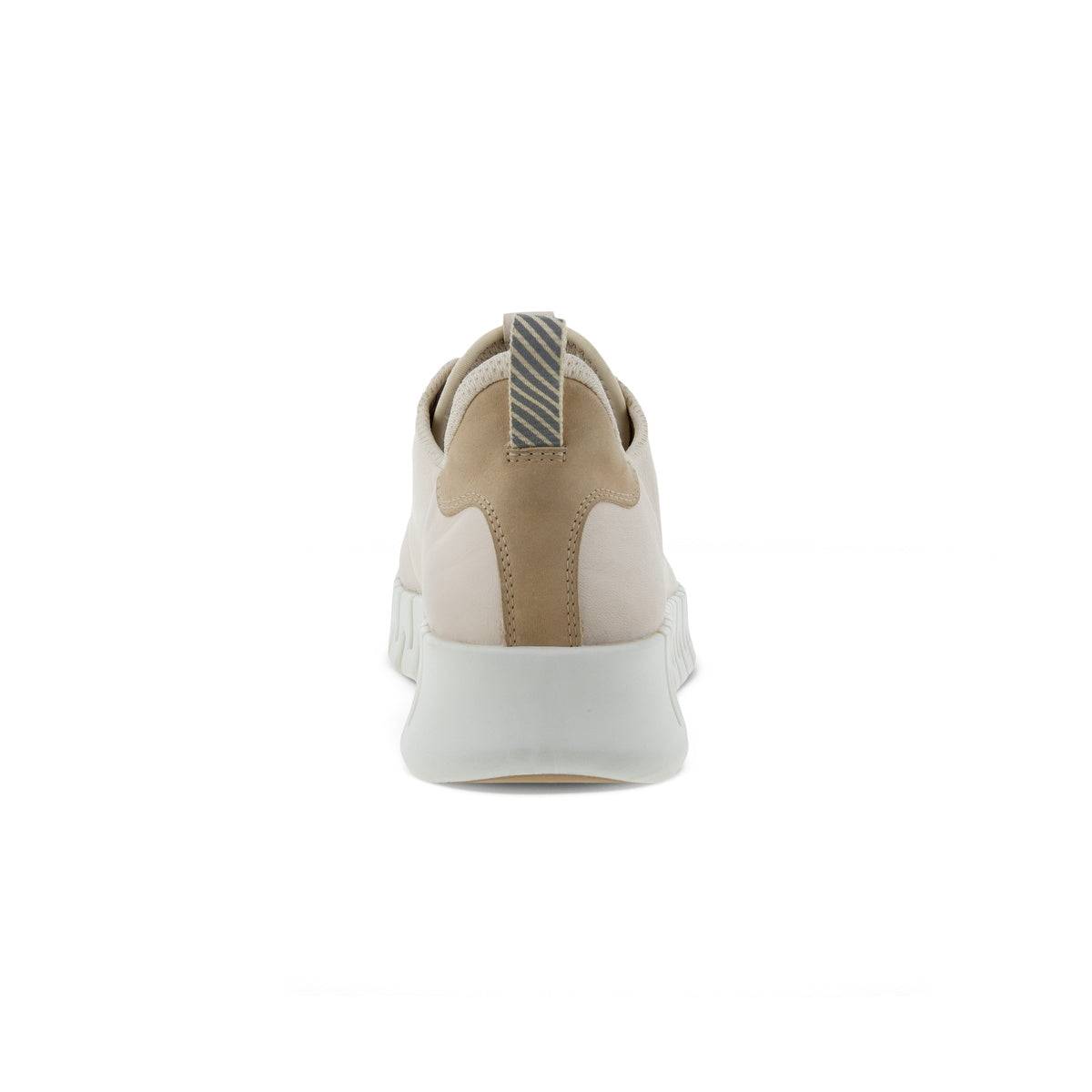 Ecco Gruuv 218203 60720 Ladies Limestone Leather Arch Support Elasticated Trainers-elevate your sole