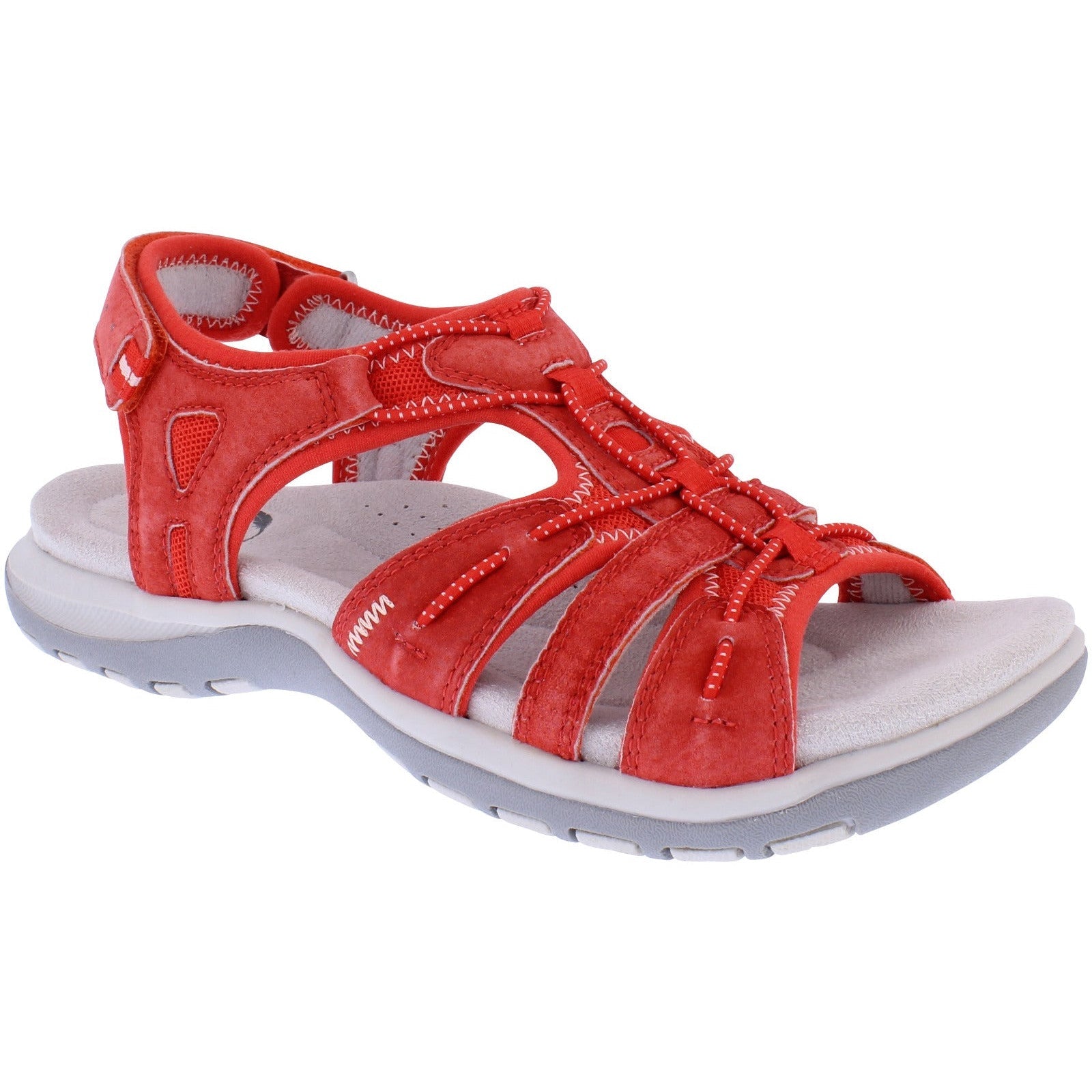 Free Spirit 41057 Fairmont 2 Ladies Grenadine Leather Arch Support Touch Fastening Sandals-elevate your sole