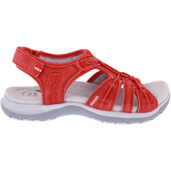 Free Spirit 41057 Fairmont 2 Ladies Grenadine Leather Arch Support Touch Fastening Sandals-elevate your sole