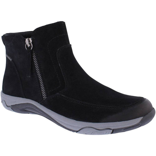 Free Spirit 41234 - Veda Ladies Black Leather Water Resistant Twin Zip Ankle Boots-elevate your sole