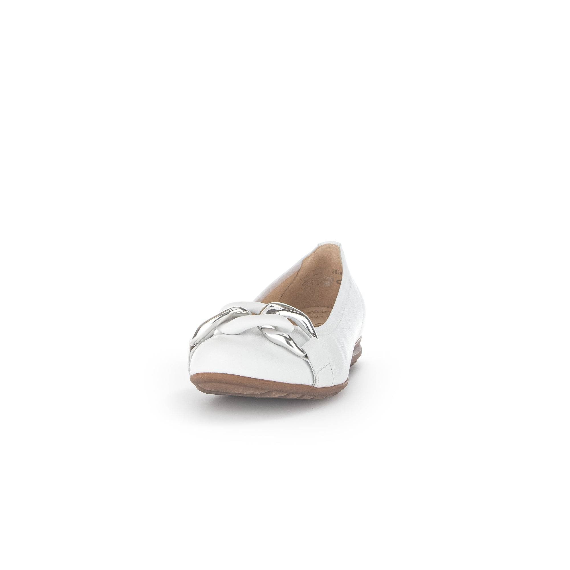 Gabor 42.625.50 Sabia Ladies White Leather Slip On Shoes-elevate your sole