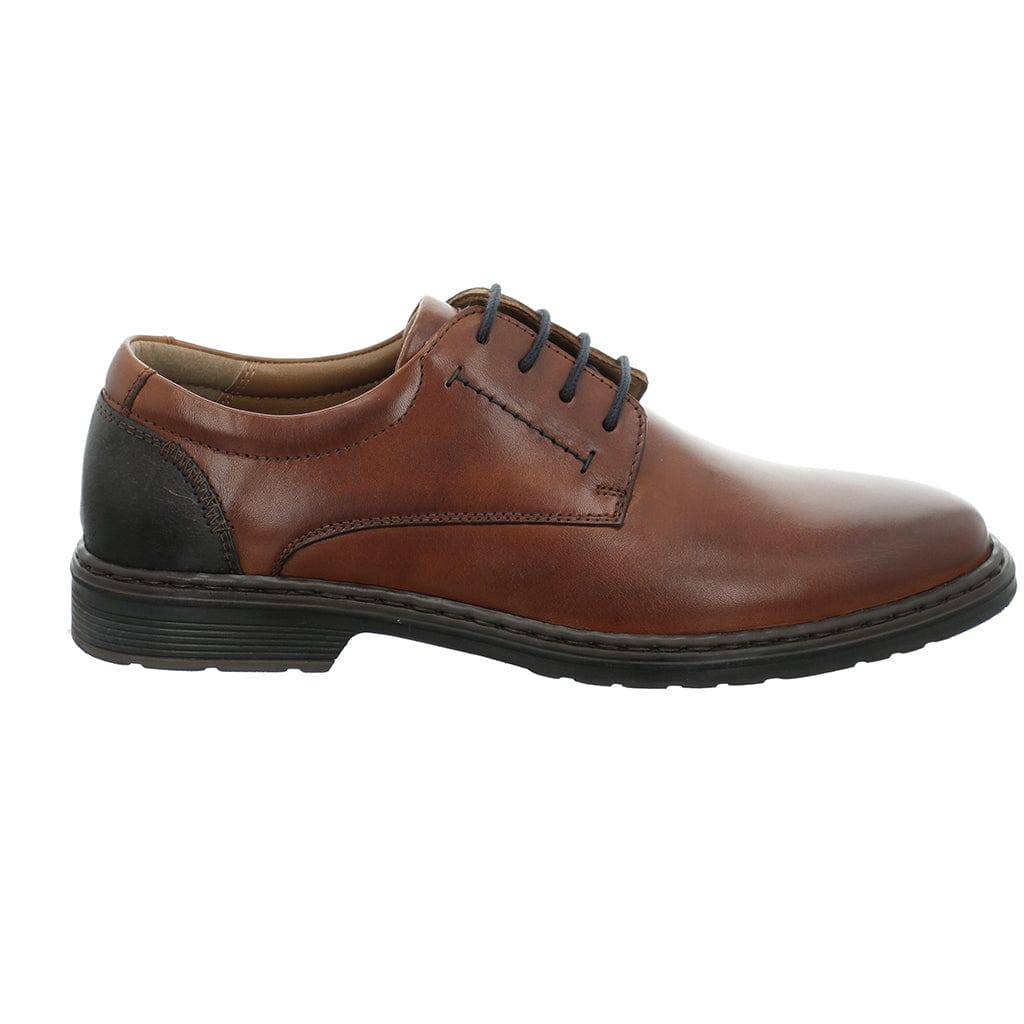 Josef Seibel Alastair 01 Mens Cognac Leather Wide Fit Lace Up Shoes-elevate your sole