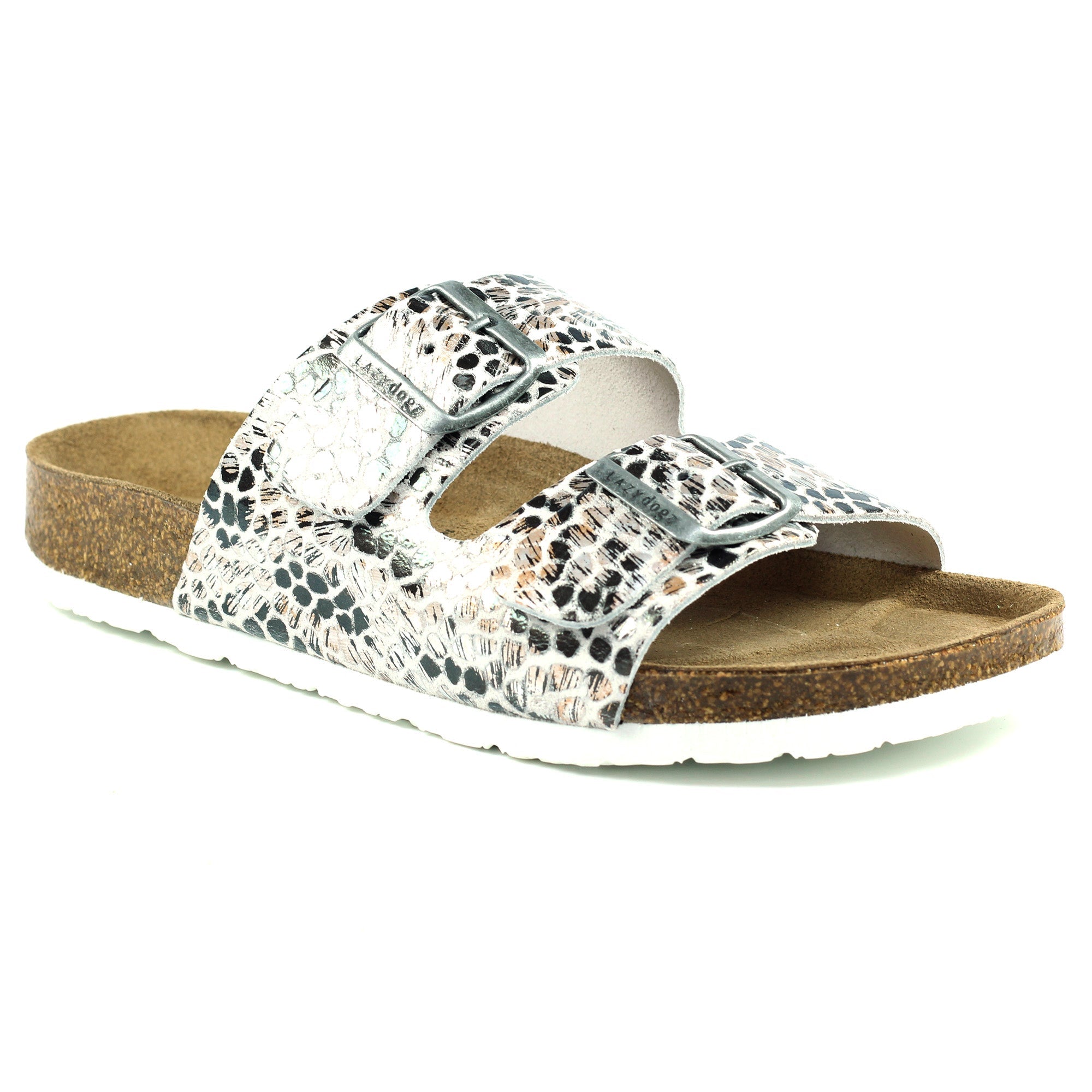 Lazy Dogs Tide II JLD021 Ladies Snake Leather Slip On Sandals-elevate your sole