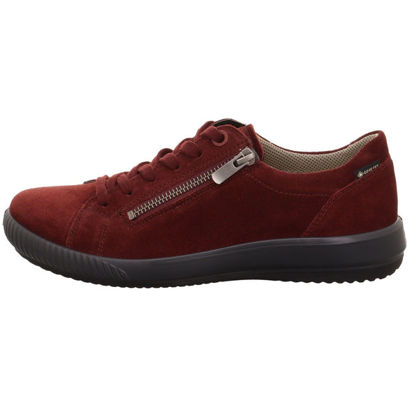 Legero 2-000219-5910 Tanaro 5.0 Red Waterproof Suede Zip & Lace Shoes-elevate your sole