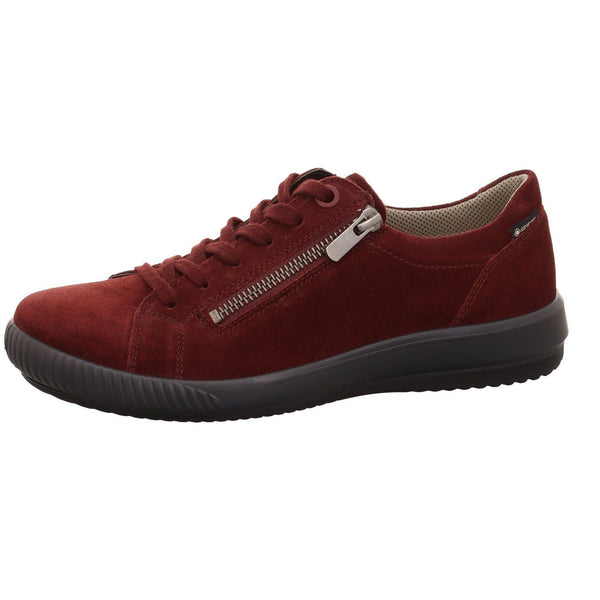 Legero 2-000219-5910 Tanaro 5.0 Red Waterproof Suede Zip & Lace Shoes-elevate your sole