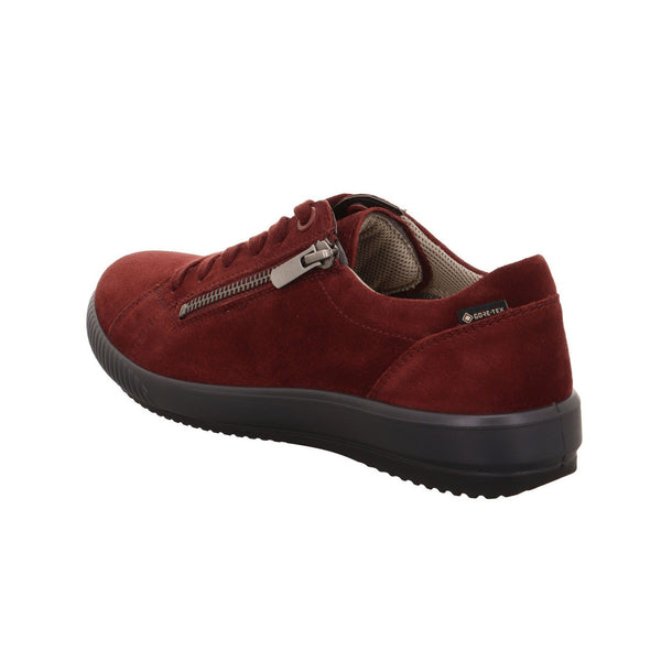 Legero 2-000219-5910 Tanaro 5.0 Red Waterproof Suede Zip & Lace Shoes-elevate your sole