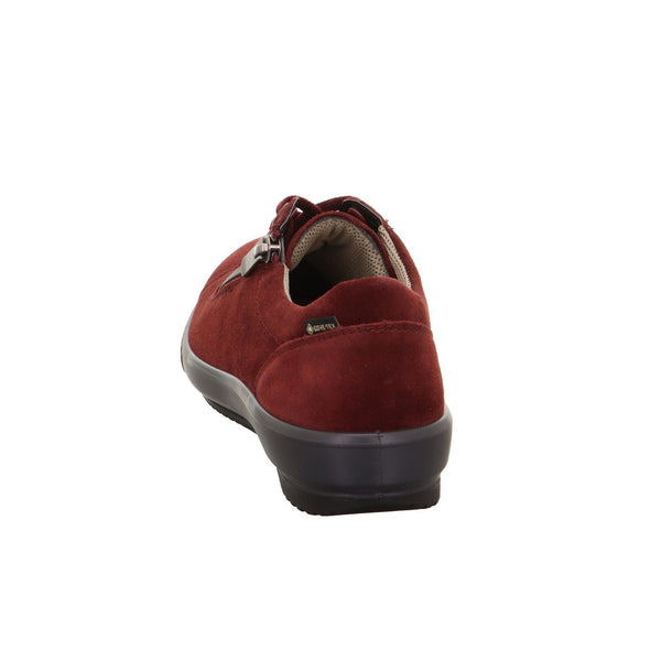 Legero 2-000219-5910 Tanaro 5.0 Red Waterproof Suede Zip & Lace Shoes-elevate your sole