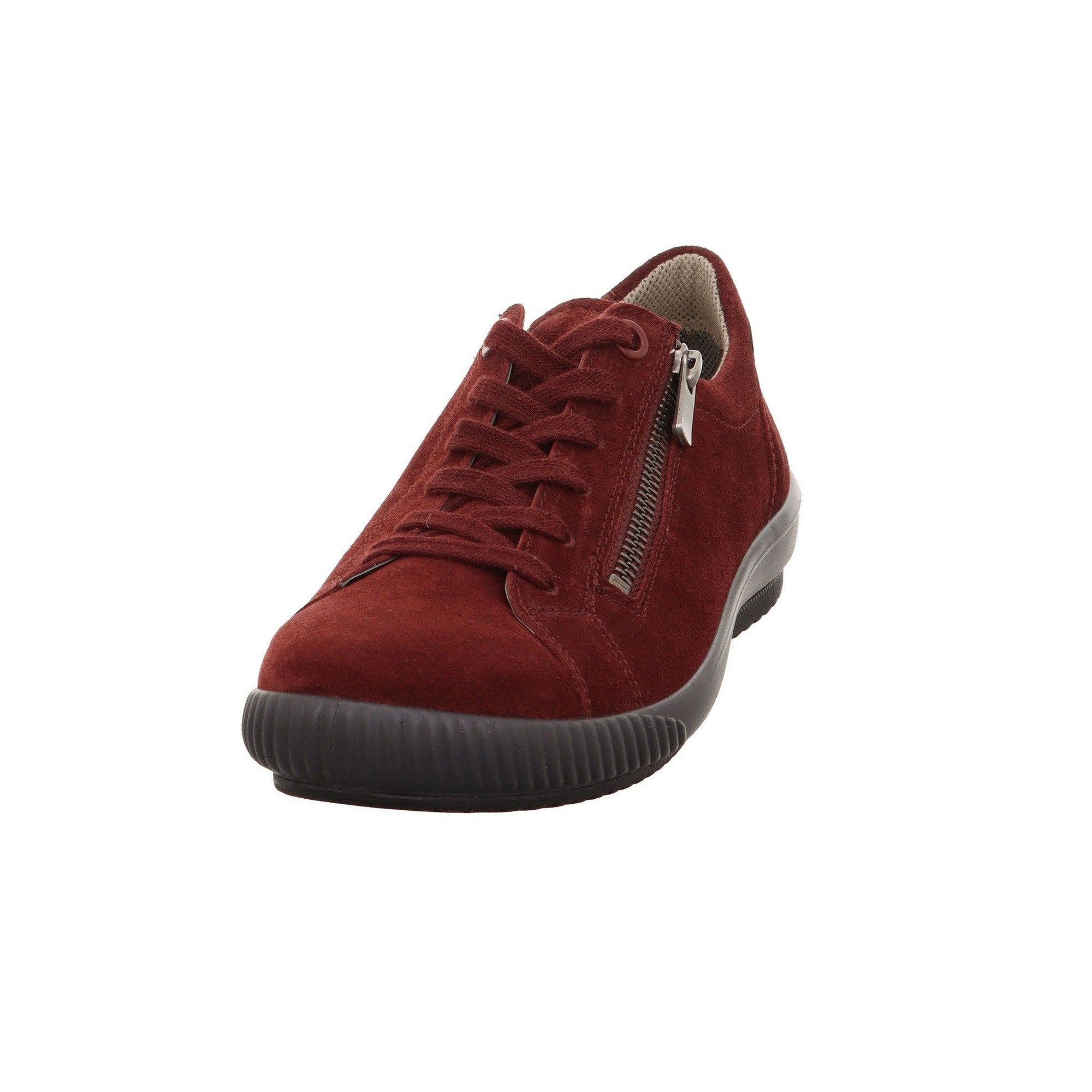 Legero 2-000219-5910 Tanaro 5.0 Red Waterproof Suede Zip & Lace Shoes-elevate your sole