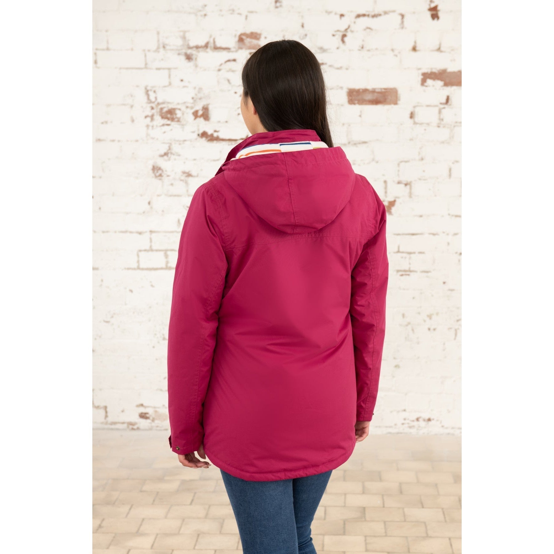 Lighthouse Eva Claret Ladies Padded Waterproof Coat-elevate your sole