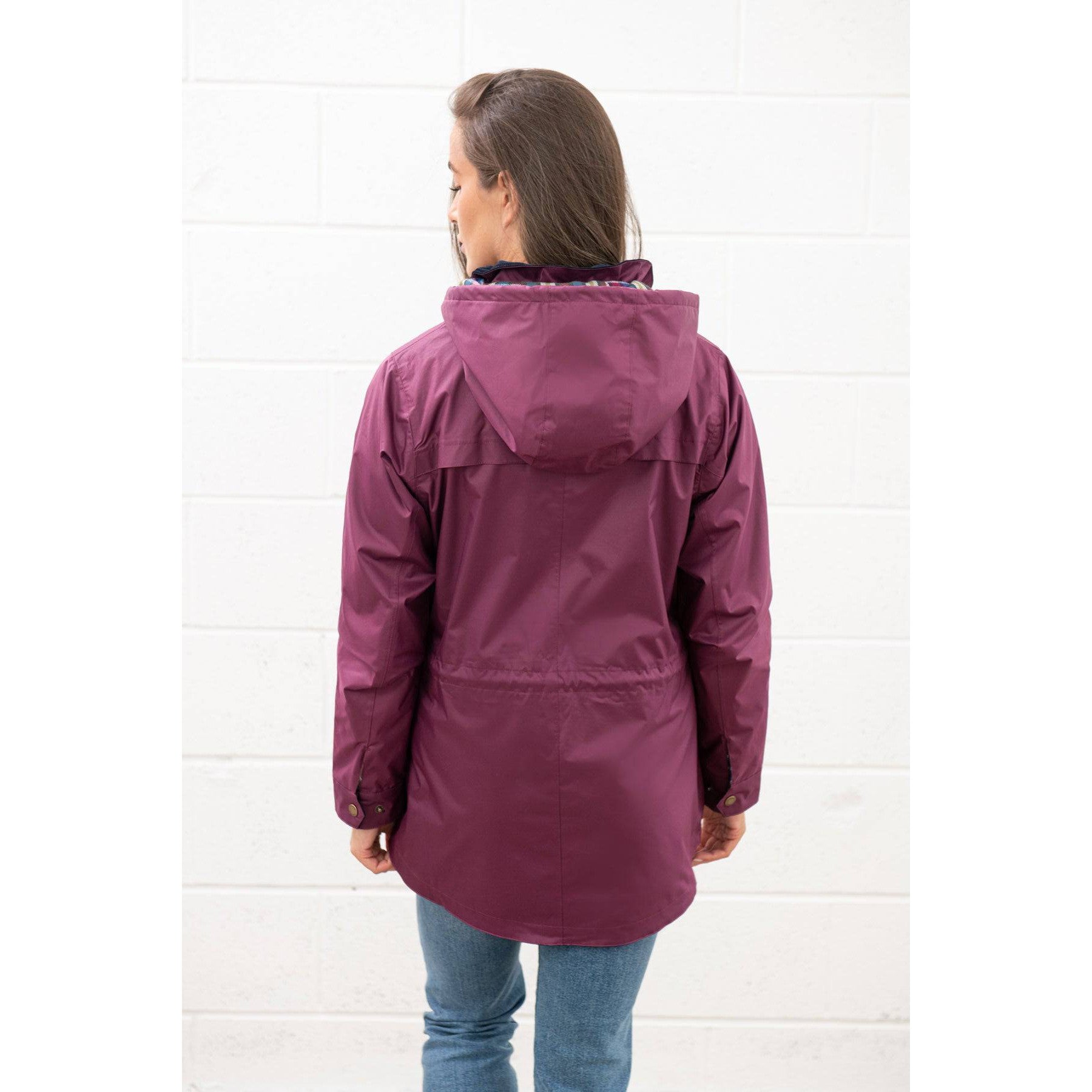 Lighthouse Kendal Plum Ladies Waterproof Coat-elevate your sole