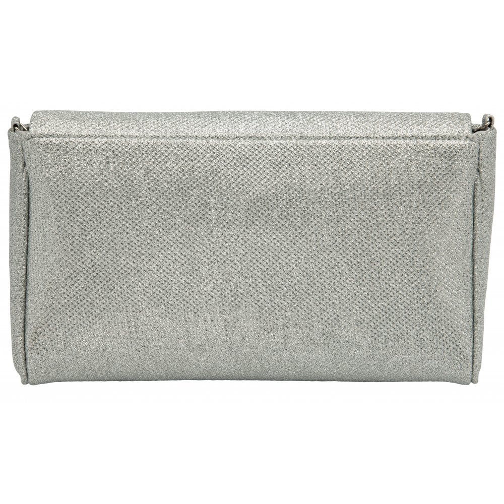 Lotus Denise Silver Clutch Bag-elevate your sole