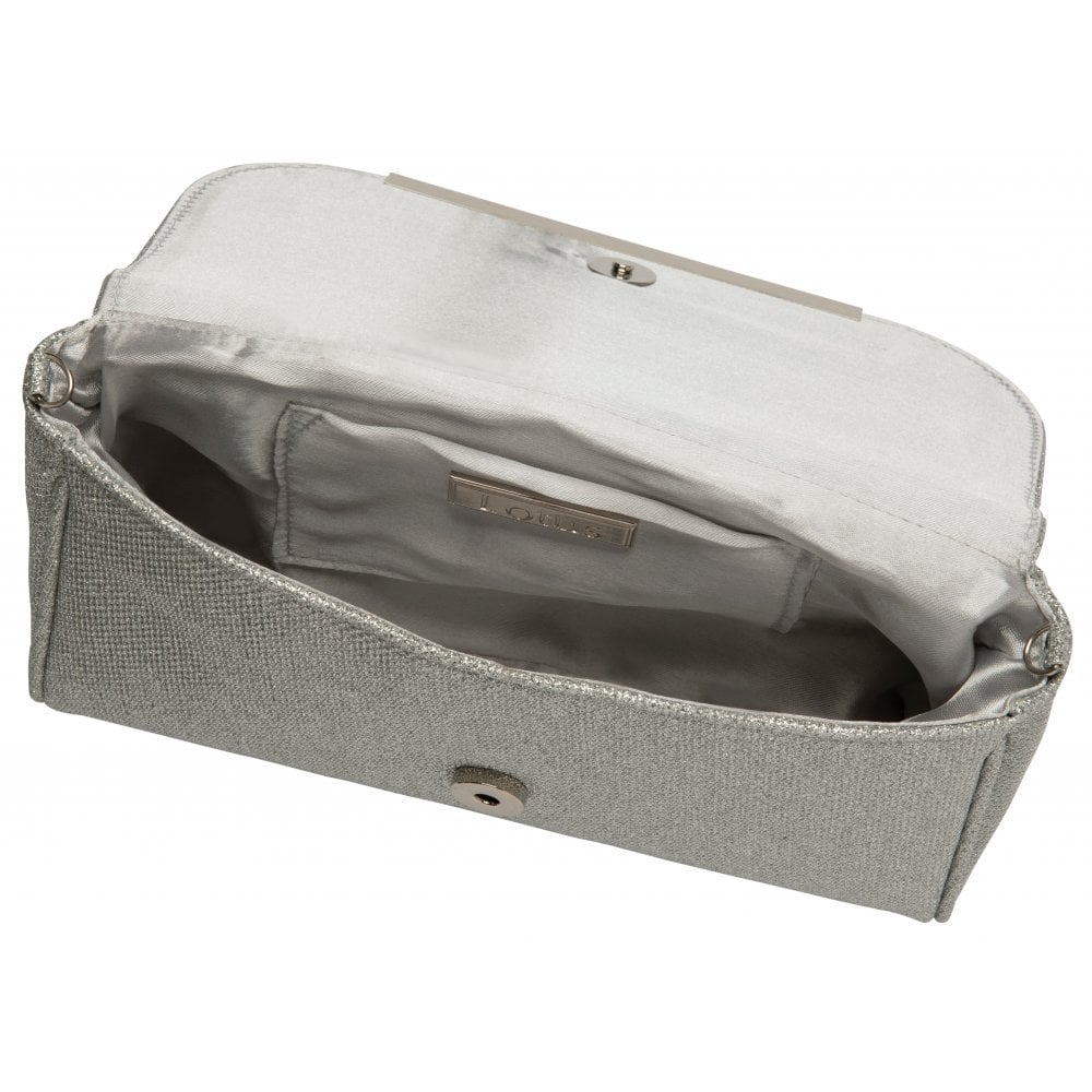 Lotus Denise Silver Clutch Bag-elevate your sole