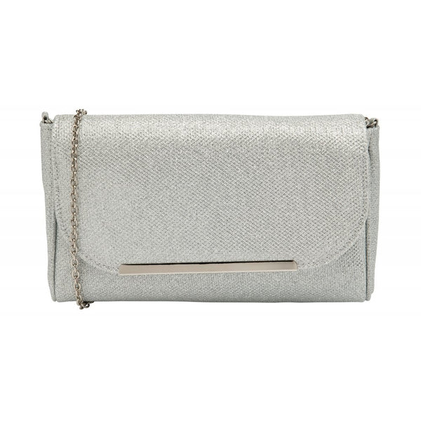 Lotus Denise Silver Clutch Bag-elevate your sole