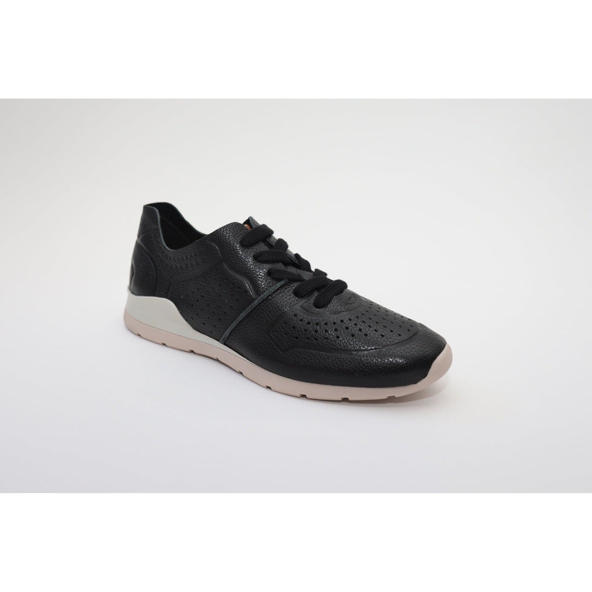 Maria Lya 277301 Ladies Black Leather Trainers - elevate your sole