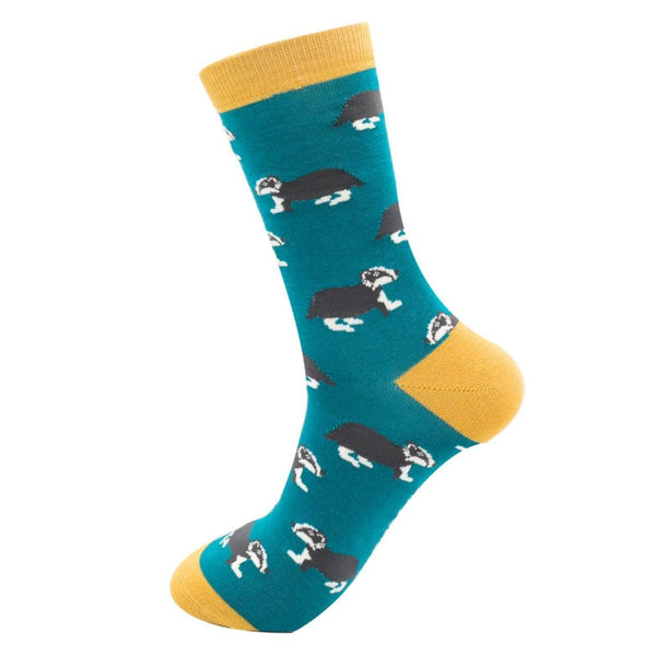 Mr Heron Mens Badgers Socks-elevate your sole