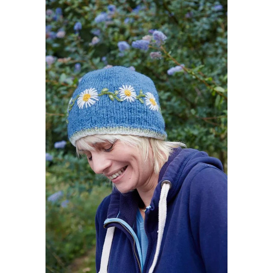 Pachamama Daisy Chain Beanie Jacaranda-elevate your sole