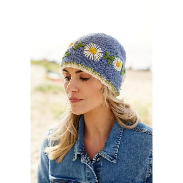 Pachamama Daisy Chain Beanie Jacaranda-elevate your sole