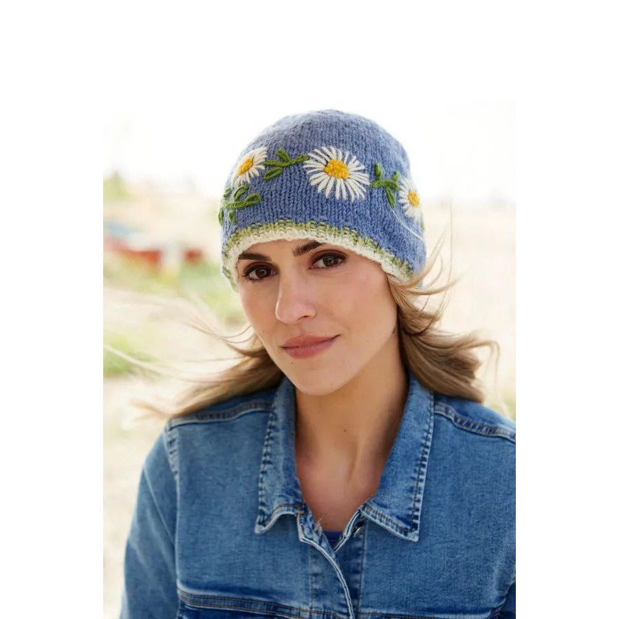 Pachamama Daisy Chain Beanie Jacaranda-elevate your sole