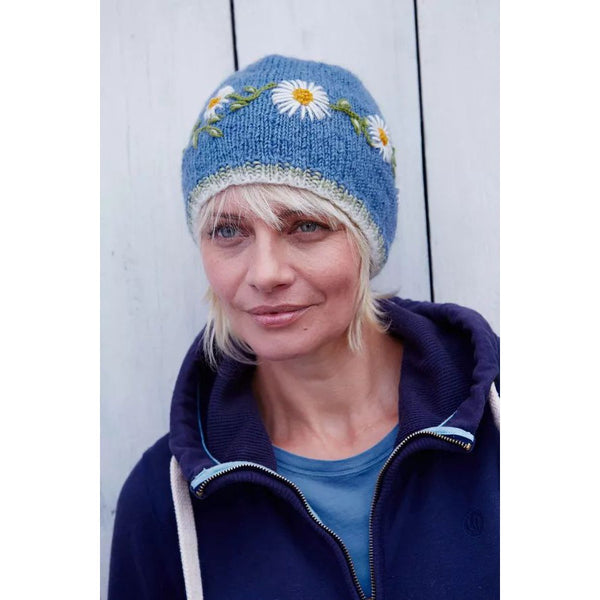 Pachamama Daisy Chain Beanie Jacaranda-elevate your sole