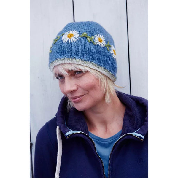 Pachamama Daisy Chain Beanie Jacaranda-elevate your sole