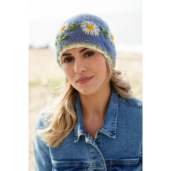 Pachamama Daisy Chain Beanie Jacaranda-elevate your sole