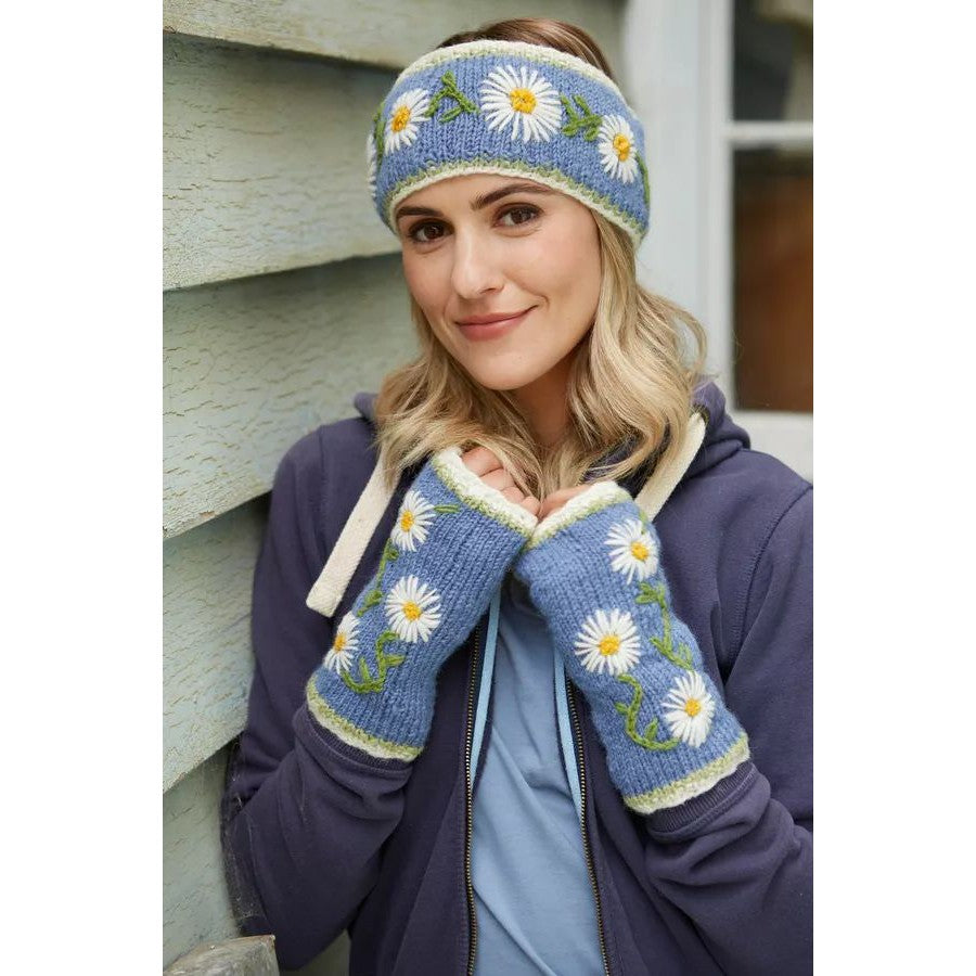 Pachamama Daisy Chain Headband Jacaranda-elevate your sole