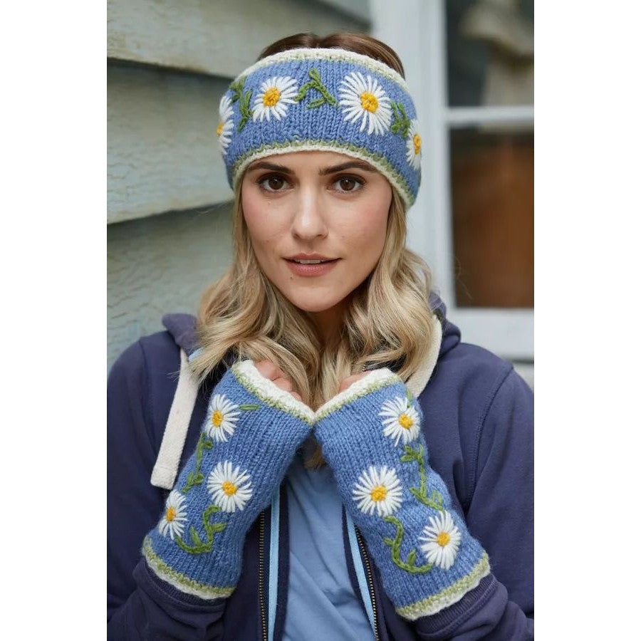 Pachamama Daisy Chain Headband Jacaranda-elevate your sole