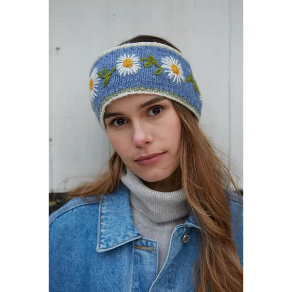 Pachamama Daisy Chain Headband Jacaranda-elevate your sole