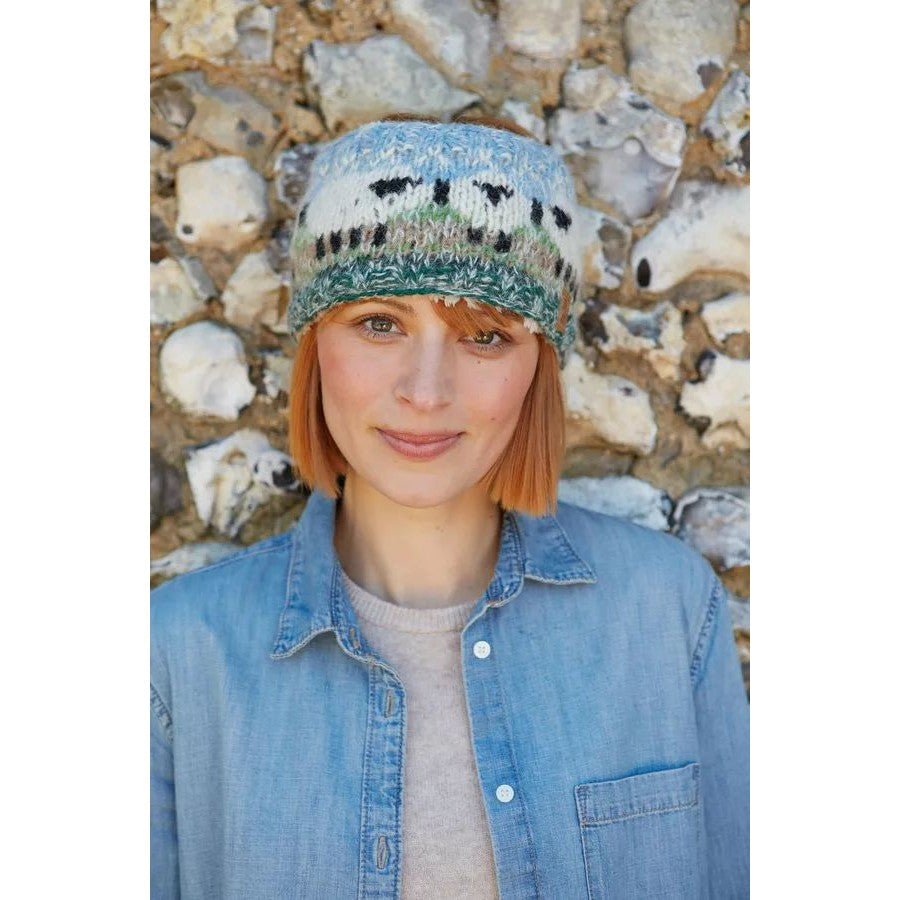 Pachamama Hazy Sheep Headband (Sherpa Fleece)-elevate your sole