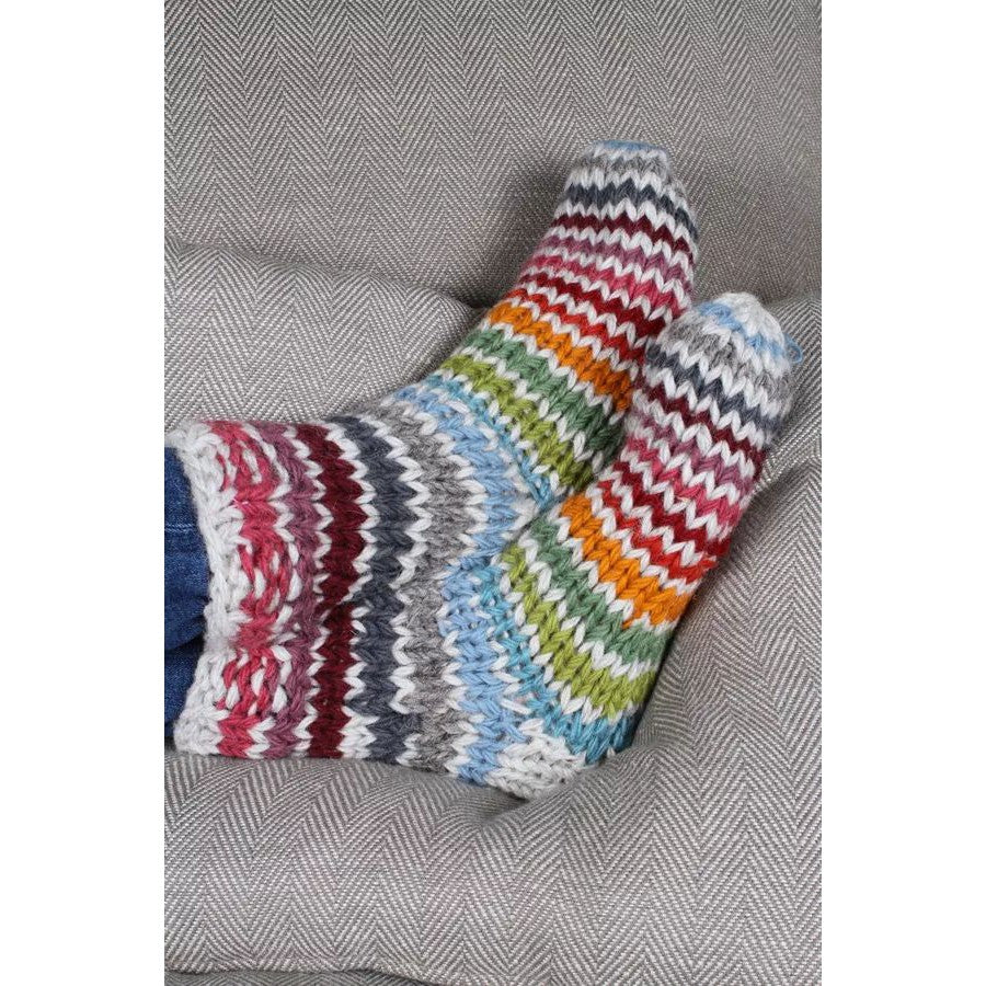 Pachamama Hoxton Stripe Sofa Socks-elevate your sole