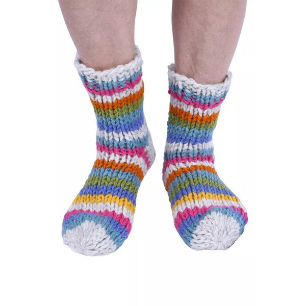 Pachamama Riobamba Oatmeal Sofa Socks-elevate your sole