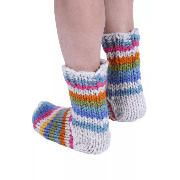 Pachamama Riobamba Oatmeal Sofa Socks-elevate your sole