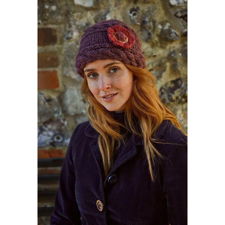 Pachamama Sorrento Beanie Plum-elevate your sole