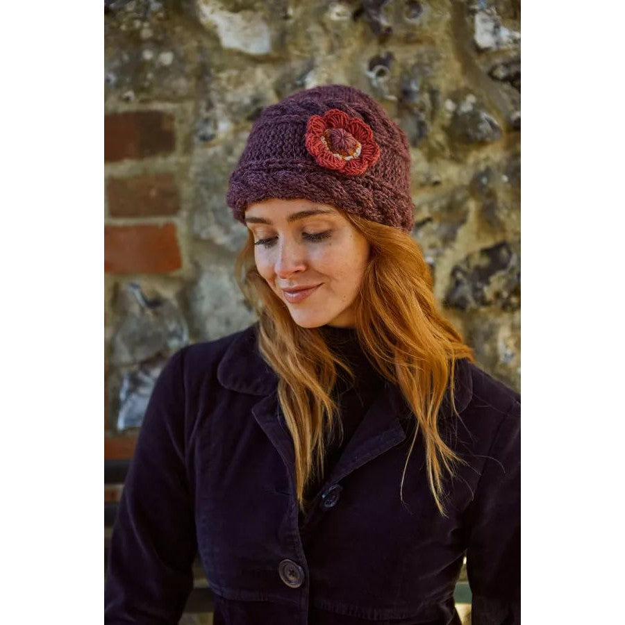 Pachamama Sorrento Beanie Plum-elevate your sole