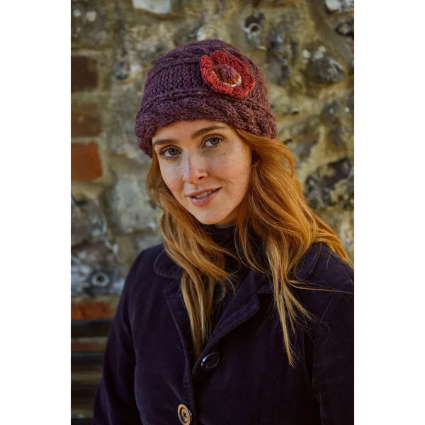 Pachamama Sorrento Beanie Plum-elevate your sole