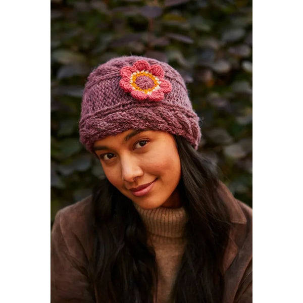 Pachamama Sorrento Beanie Plum-elevate your sole