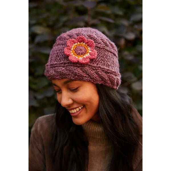 Pachamama Sorrento Beanie Plum-elevate your sole