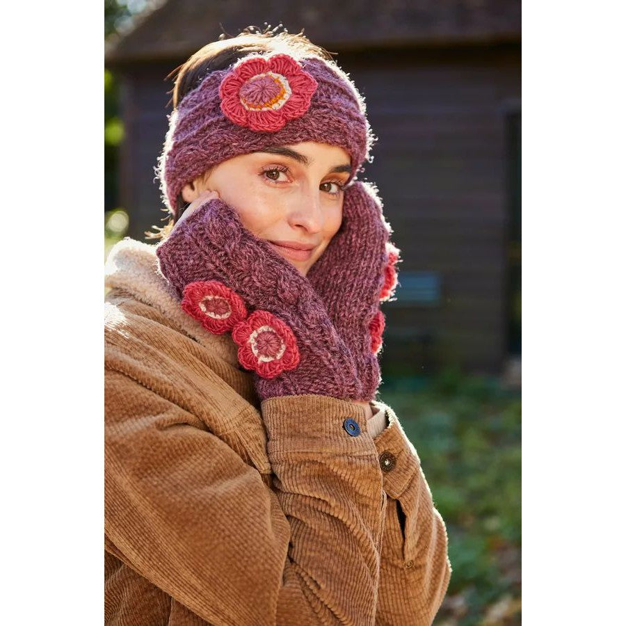 Pachamama Sorrento Handwarmer Plum-elevate your sole