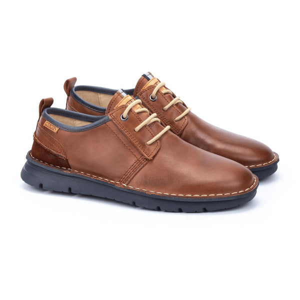 Pikolinos Rivas M3T-4232C1 Mens Cuero Brown Leather Lace Up Shoes-elevate your sole