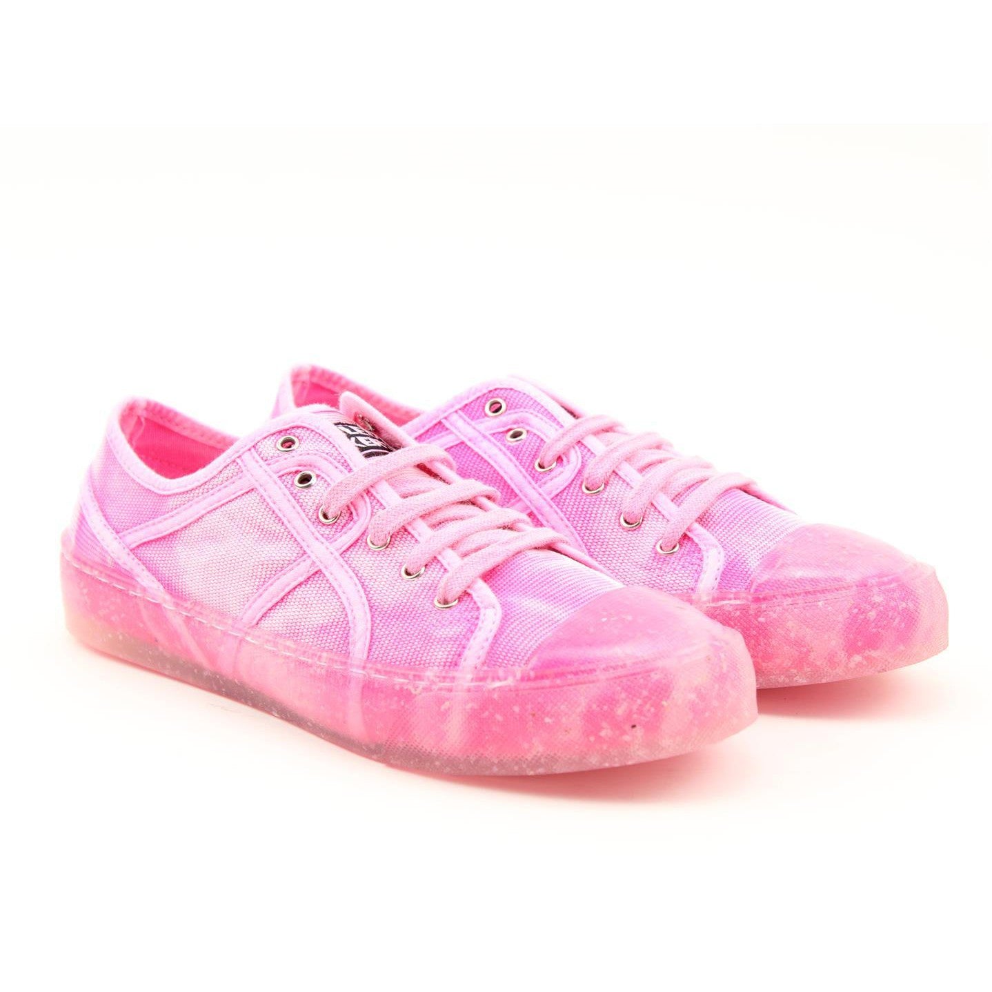 Recykers Mid Sequel Ladies Fuchsia Pink Lace up trainers - elevate your sole