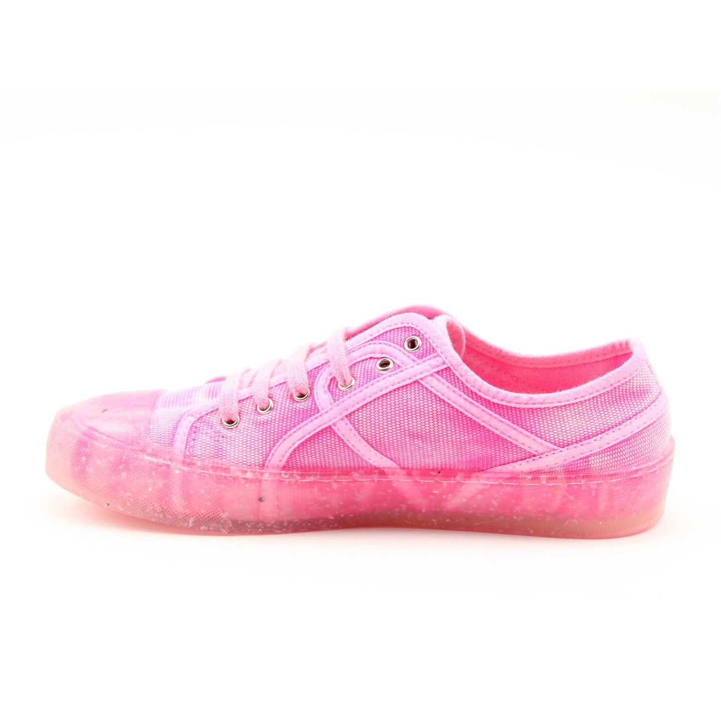 Recykers Mid Sequel Ladies Fuchsia Pink Lace up trainers - elevate your sole