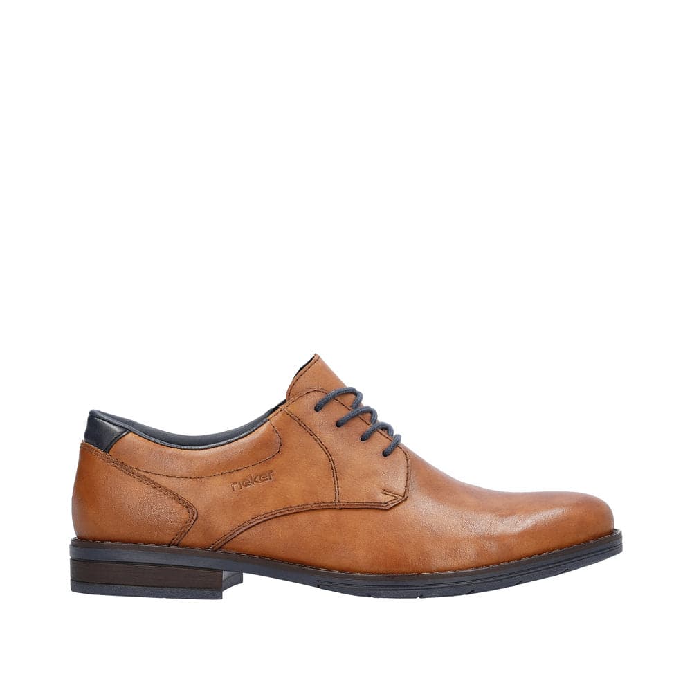 Rieker 10304-24 Dominik Mens Cognac Leather Lace Up Shoes-elevate your sole