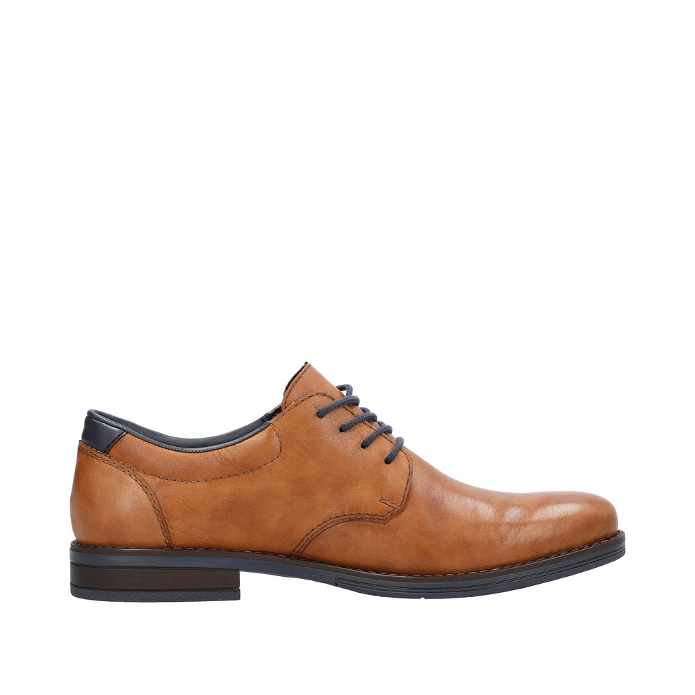 Rieker 10304-24 Dominik Mens Cognac Leather Lace Up Shoes-elevate your sole