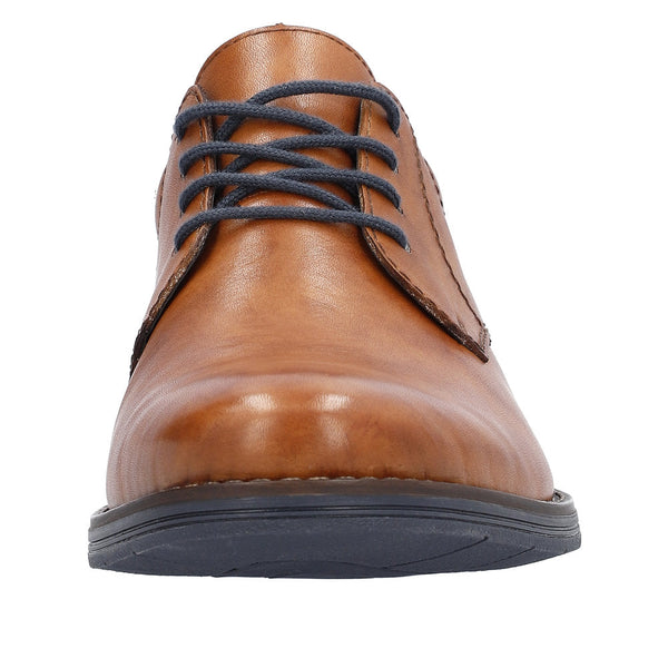 Rieker 10304-24 Dominik Mens Cognac Leather Lace Up Shoes-elevate your sole