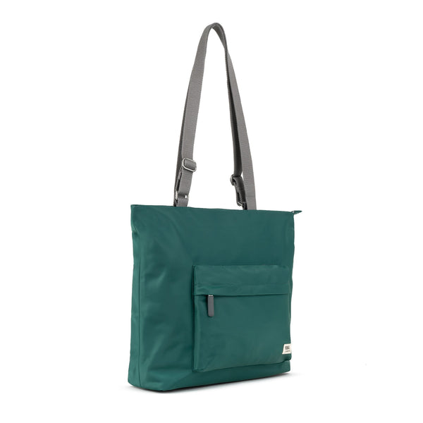 Roka Trafalgar B Teal Recycled Nylon Tote Bag-elevate your sole