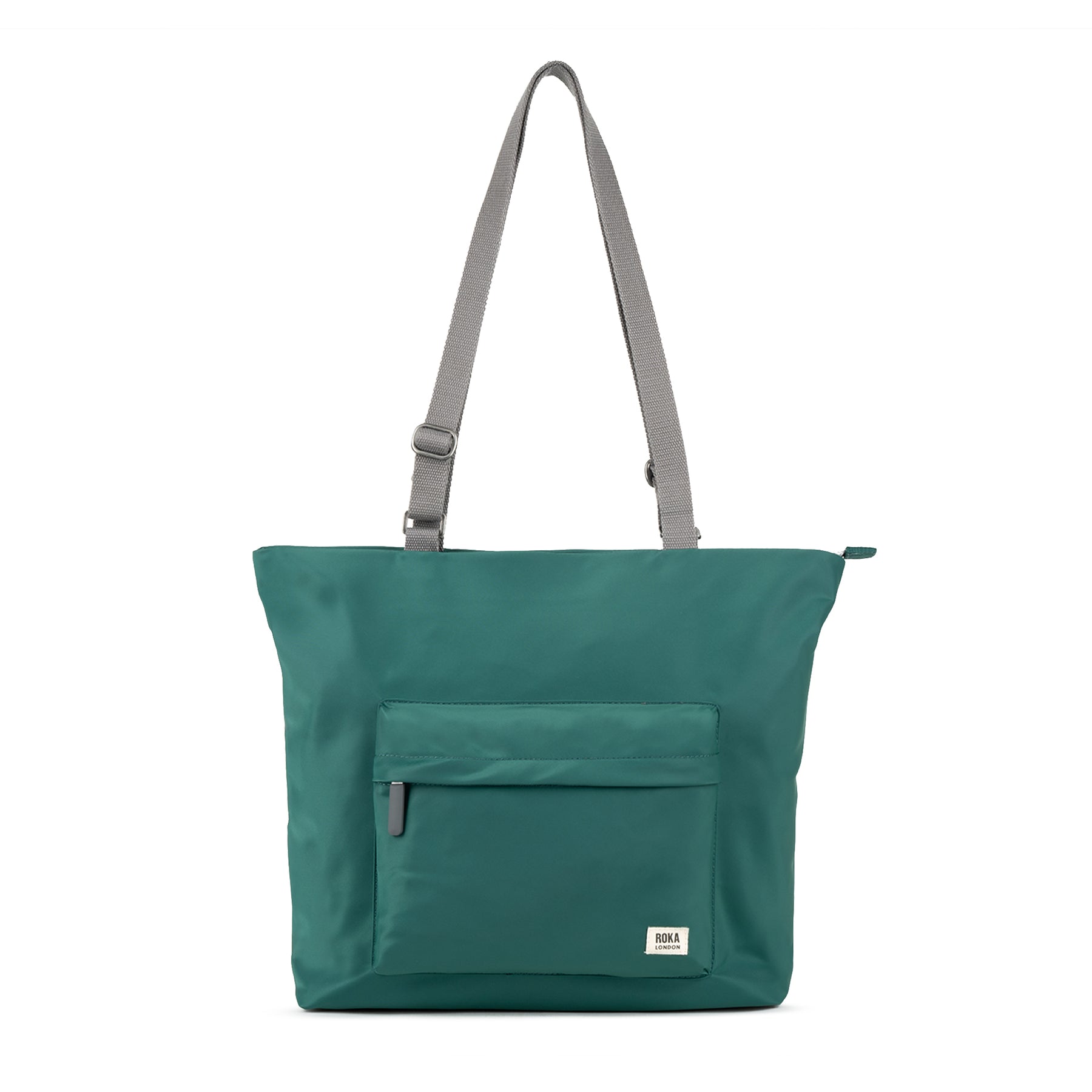 Roka Trafalgar B Teal Recycled Nylon Tote Bag-elevate your sole